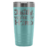 Father Insulated Coffee Travel Mug Daddy My Hero 20oz Stainless Steel Tumbler