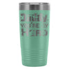 Father Insulated Coffee Travel Mug Daddy My Hero 20oz Stainless Steel Tumbler