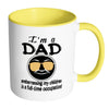 Fathers Mug Im A Dad Embarrassing My Children White 11oz Accent Coffee Mugs