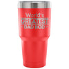 Fathers Travel Mug Worlds Greatest Dad Bod 30 oz Stainless Steel Tumbler