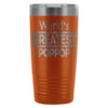 Fathers Travel Mug Worlds Greatest Poppop 20oz Stainless Steel Tumbler