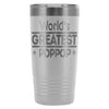 Fathers Travel Mug Worlds Greatest Poppop 20oz Stainless Steel Tumbler