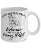 Ferry Pilot Mug Never Underestimate A Woman Who Is Also A Ferry Pilot Coffee Cup White