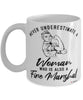 Fire Marshal Mug Never Underestimate A Woman Who Is Also A Fire Marshal Coffee Cup White