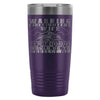 Firefighter Travel Mug Warning Firefighters Wife 20oz Stainless Steel Tumbler