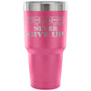 Fitness Insulated Coffee Travel Mug Never Give Up 30 oz Stainless Steel Tumbler