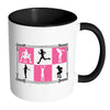 Fitness Moves Mug White 11oz Accent Coffee Mugs