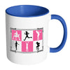 Fitness Moves Mug White 11oz Accent Coffee Mugs