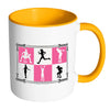 Fitness Moves Mug White 11oz Accent Coffee Mugs