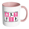 Fitness Moves Mug White 11oz Accent Coffee Mugs