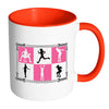 Fitness Moves Mug White 11oz Accent Coffee Mugs