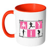 Fitness Moves Mug White 11oz Accent Coffee Mugs