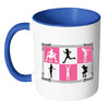 Fitness Moves Mug White 11oz Accent Coffee Mugs