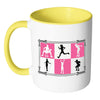 Fitness Moves Mug White 11oz Accent Coffee Mugs