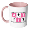 Fitness Moves Mug White 11oz Accent Coffee Mugs