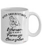 Forensic Counselor Mug Never Underestimate A Woman Who Is Also A Forensic Counselor Coffee Cup White