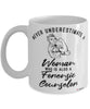 Forensic Counselor Mug Never Underestimate A Woman Who Is Also A Forensic Counselor Coffee Cup White