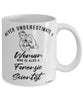 Forensic Scientist Mug Never Underestimate A Woman Who Is Also A Forensic Scientist Coffee Cup White