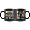 Friedrich Nietzsche Mug Faith Means Not Wanting To Know 11oz Black Coffee Mugs
