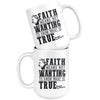 Friedrich Nietzsche Mug Faith Means Not Wanting To Know 15oz White Coffee Mugs