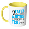 Friedrich Nietzsche Mug Faith Means White 11oz Accent Coffee Mugs