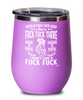 Funny Adult Humor Wine Glass With A Fuck Fuck Here And A Fuck Fuck There 12oz Stainless Steel Insulated