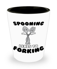 Funny Shot Glass Spooning Leads To Forking