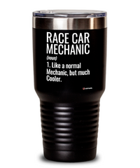 Funny Race Car Mechanic Tumbler Like A Normal Mechanic But Much Cooler 20oz 30oz Stainless Steel