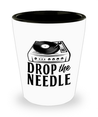 Funny DJ Shot Glass Drop The Needle