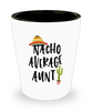 Funny Auntie Shot Glass From Nacho Average Aunt