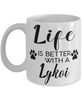 Funny Lykoi Cat Mug Life Is Better With A Lykoi Coffee Cup 11oz 15oz White