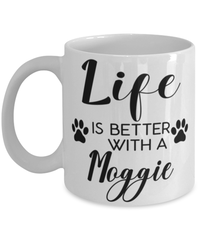 Funny Moggie Cat Mug Life Is Better With A Moggie Coffee Cup 11oz 15oz White