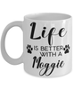 Funny Moggie Cat Mug Life Is Better With A Moggie Coffee Cup 11oz 15oz White