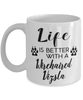 Funny Wirehaired Vizsla Dog Mug Life Is Better With A Wirehaired Vizsla Coffee Cup 11oz 15oz White