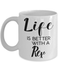 Funny Rex Rabbit Mug Life Is Better With A Rex Coffee Cup 11oz 15oz White