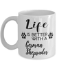 Funny German Sheprador Dog Mug Life Is Better With A German Sheprador Coffee Cup 11oz 15oz White