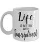 Funny Transcriptionist Mug Life Is Better With Transcriptionists Coffee Cup 11oz 15oz White