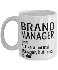 Funny Brand Manager Mug Like A Normal Manager But Much Cooler Coffee Cup 11oz 15oz White