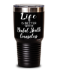 Funny Mental Health Counselor Tumbler Life Is Better With Mental Health Counselors 30oz Stainless Steel Black