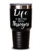 Funny Messenger Tumbler Life Is Better With Messengers 30oz Stainless Steel Black