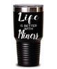 Funny Miner Tumbler Life Is Better With Miners 30oz Stainless Steel Black