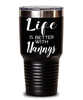 Funny Nanny Tumbler Life Is Better With Nannys 30oz Stainless Steel Black