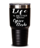 Funny Office Clerk Tumbler Life Is Better With Office Clerks 30oz Stainless Steel Black