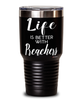 Funny Preacher Tumbler Life Is Better With Preachers 30oz Stainless Steel Black