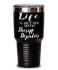 Funny Sheriff Deputy Tumbler Life Is Better With Sheriff Deputies 30oz Stainless Steel Black