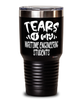 Funny Maritime Engineering Professor Teacher Tumbler Tears Of My Maritime Engineering Students 30oz Stainless Steel Black