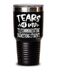 Funny Telecommunications Engineering Professor Teacher Tumbler Tears Of My Telecommunications Engineering Students 30oz Stainless Steel Black