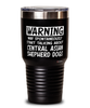 Central Asian Shepherd Tumbler Warning May Spontaneously Start Talking About Central Asian Shepherd Dogs 30oz Stainless Steel Black