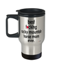 Funny Rocky Mountain Horse Travel Mug B3st F-cking Rocky Mountain Horse Mom Ever 14oz Stainless Steel