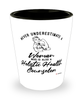 Holistic Health Counselor Shotglass Never Underestimate A Woman Who Is Also A Holistic Health Counselor Shot Glass